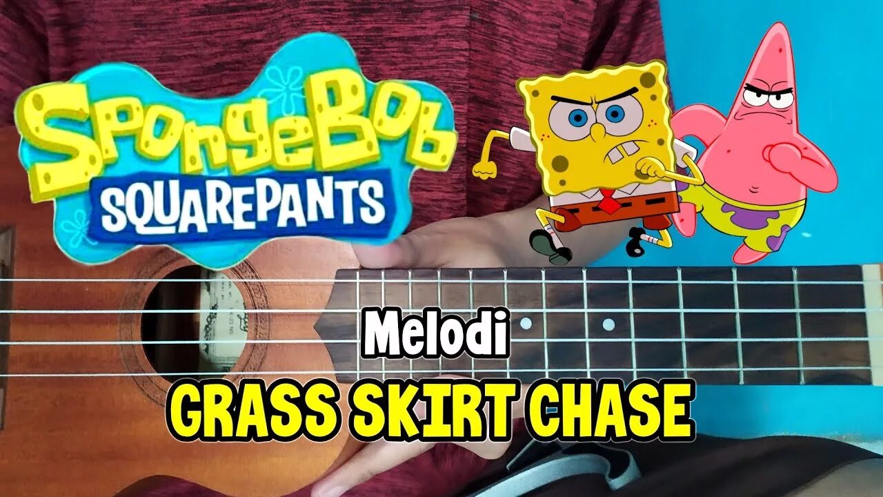 Spongebob chase. Grass skirt chase spongebob. spongebob grass. grass skirt chase ukulele tabs. grass skirt chase на гитаре.