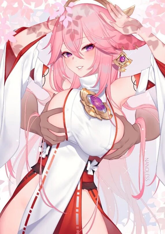 Yae miko. Yae miko 34. Yae miko. Мико геншин импакт. Yae miko fox.