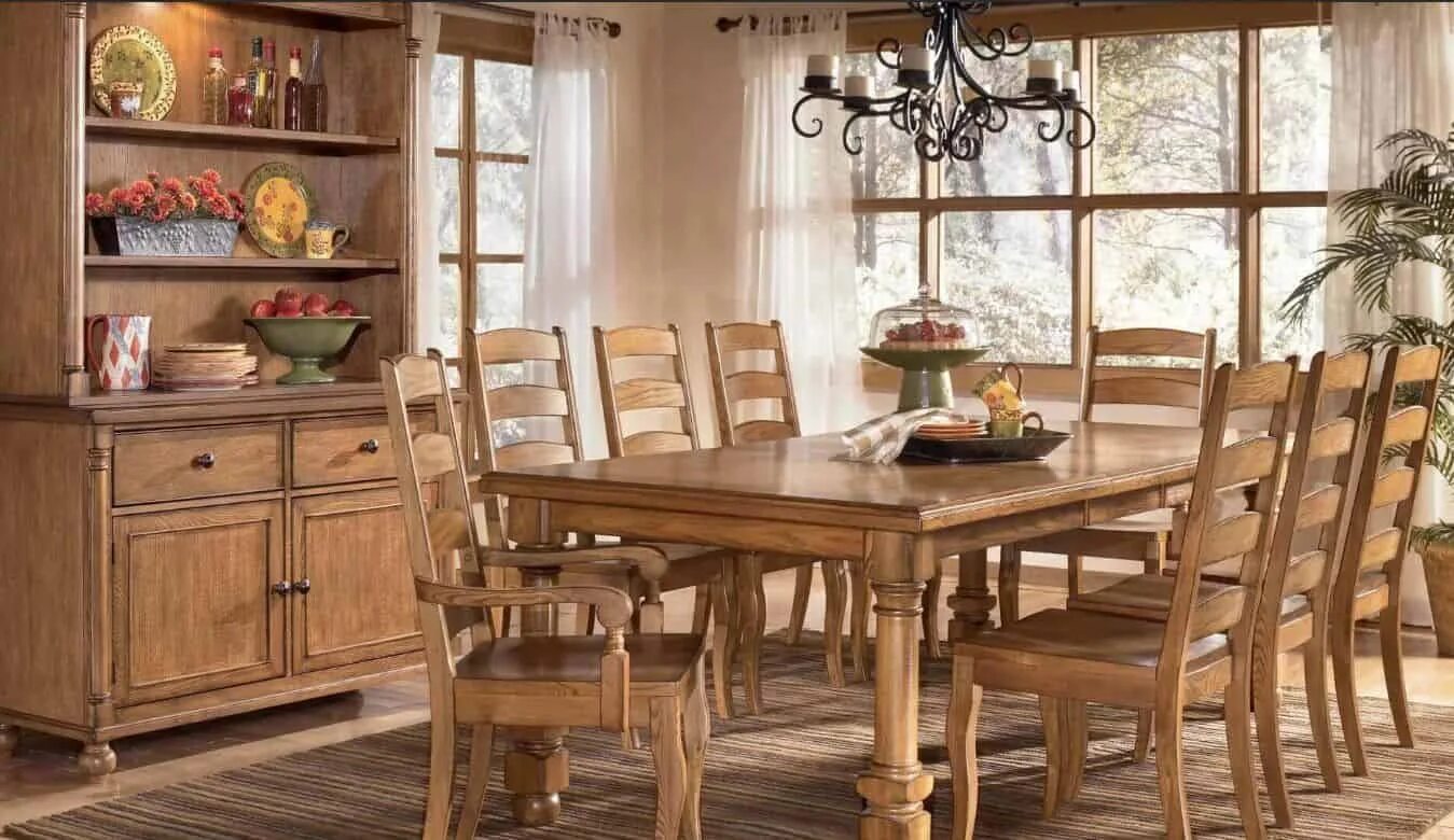 Кухня Викинг Лидская мебельная фабрика. Стол деревянный. Красивая деревянная мебель. Стол и стулья в деревенском стиле. Wooden мебель