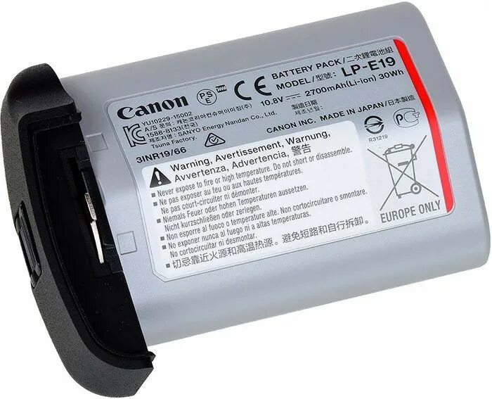 Canon battery. Canon LP-e19. Аккумулятор LP-e19. Аккумулятор Canon e225028. Canon Battery LP-e6nh.