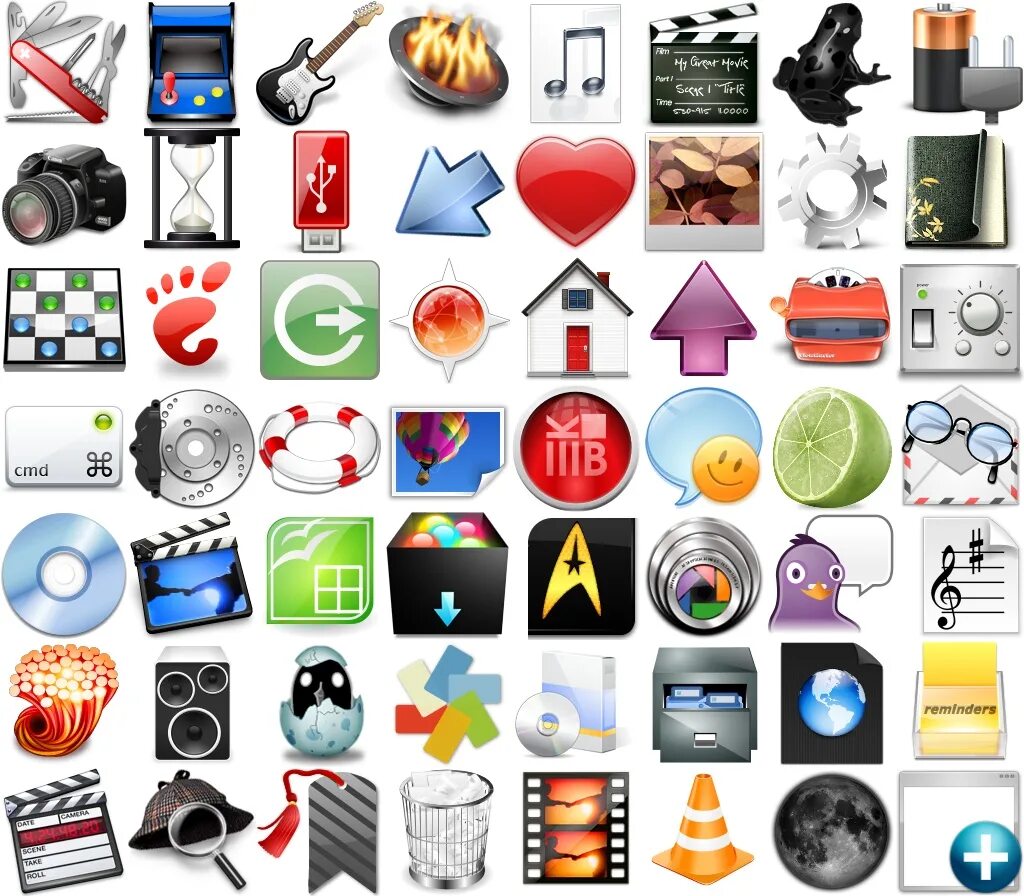 Плоские иконки. Иконка разноцветная. Флэт иконс. Набор иконок. Коллекция иконок.