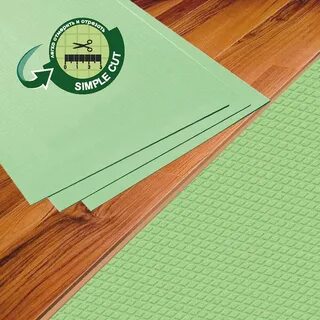 Подложка листовая зеленая lvt