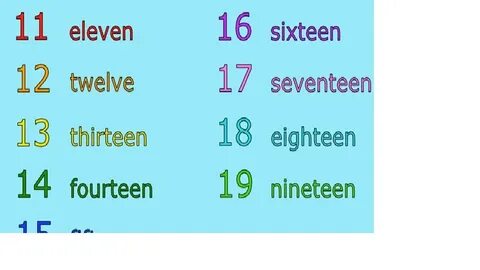 Number song 11 20