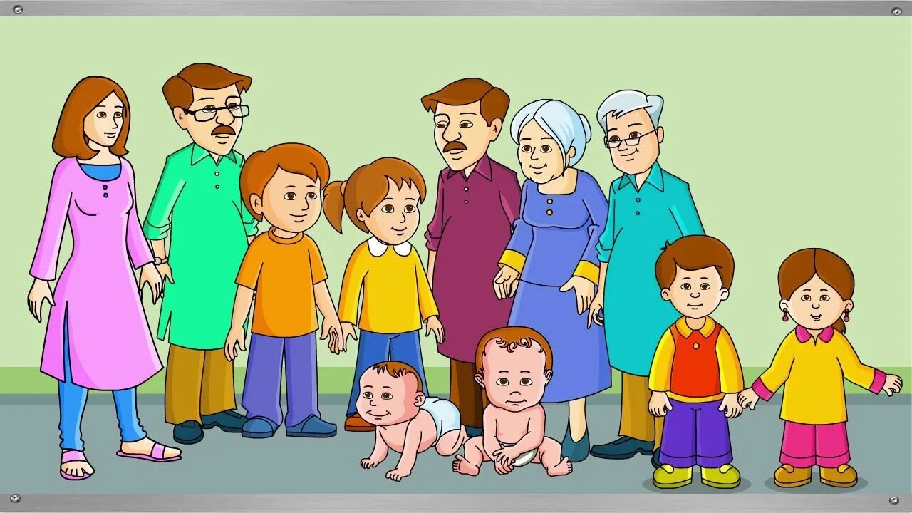 Join family. Семья мультяшная. Семейные рисунки для презентации. Нуклеарная семья рисунок. Картина семья для детского сада.