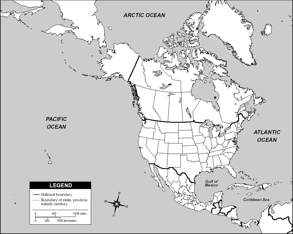 Страны и столицы северной америки контурная карта. Контурная карта США И Канады. Северная Америка политическая карта на русском. Карта Северной Америки с границами. Карта Северной и Южной Америки без стран.