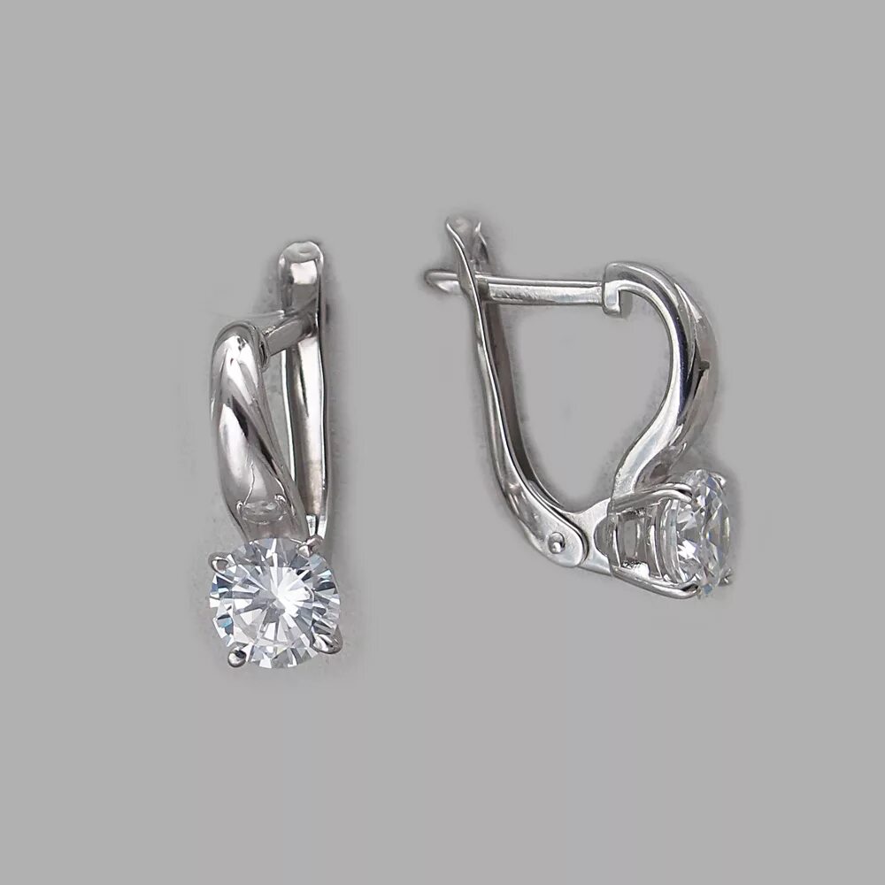 санлайт серьги серебро с фианитом. серьги серебро с крупным фианитом. Cubic zirconia серьги гвоздики бижутерия. санлайт серьги серебро с бриллиантами. циркон серьги 2 карата.