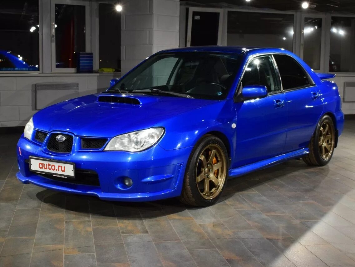 Купить subaru impreza wrx. Subaru Impreza WRX II Рестайлинг 2. Subaru Impreza 2006. Subaru Impreza 2006 синяя. Субару Импреза седан 2006.