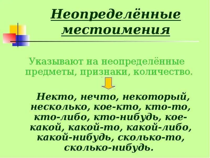 Местоимения. Местоимения некто нечто. Неопределительные местоимения. Местоимения относительные и Неопределенные. Некоторый нечто несколько