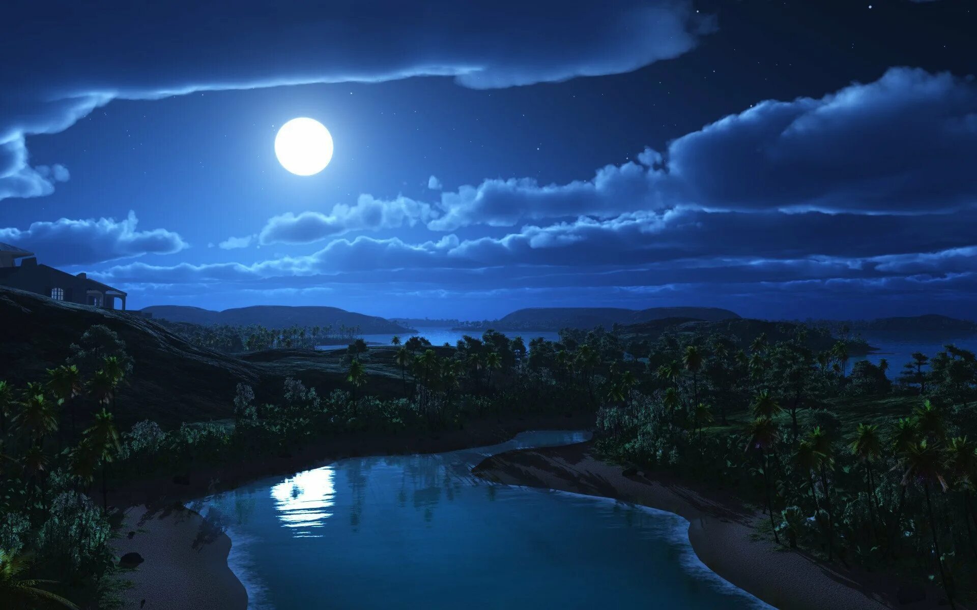 Окр мир ночью. Ночной пейзаж. Красивая ночь. Красивые ночные пейзажи. Лунный пейзаж.