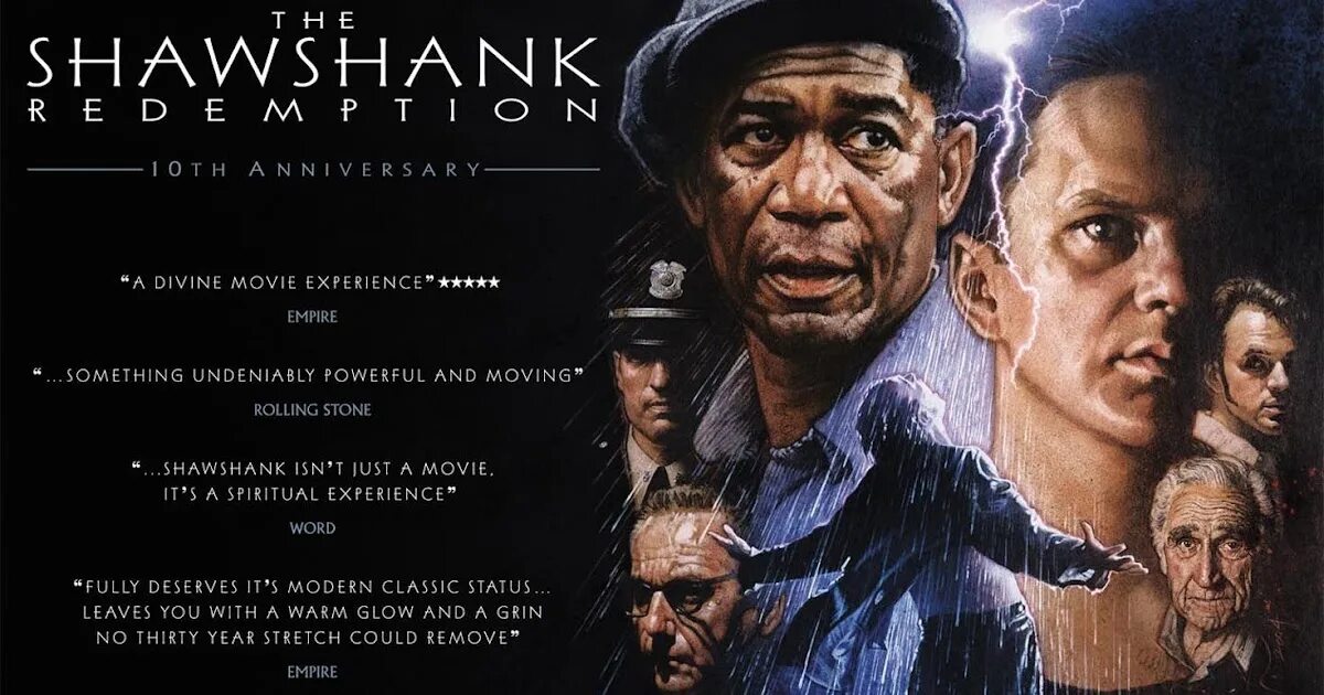 Побег из шоушенка на английском. Побег из Шоушенка - the Shawshank Redemption (1994). 1994 - Побег из Шоушенка poster.