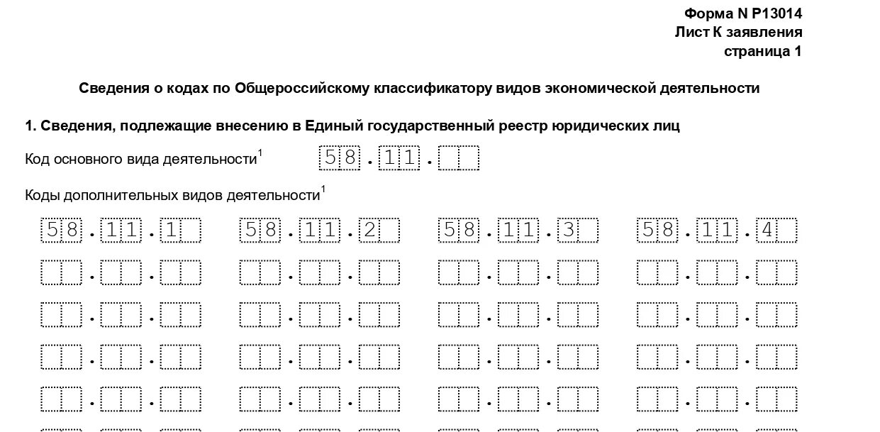 Форма оквэд 2023. Форма р13014 образец заполнения. ОКВЭД пример. Образец заполнения ОКВЭД. Форма добавления ОКВЭД для ООО.