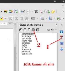 Page styles