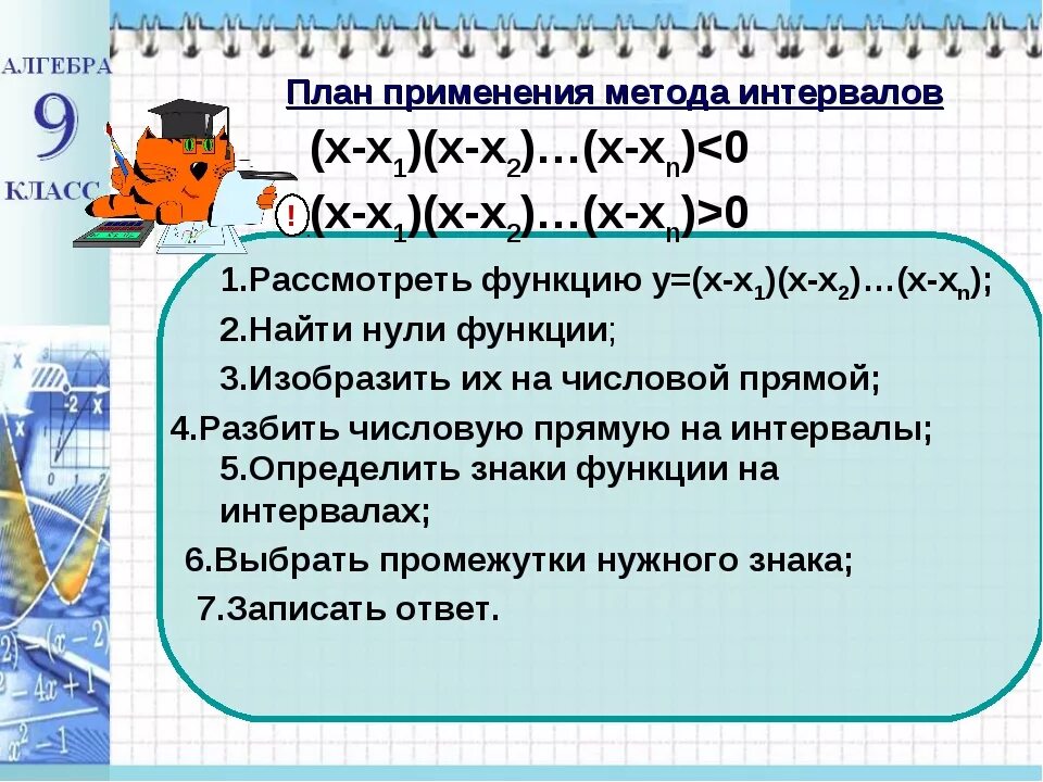 Алгебра 7 класс планы уроков. Решение неравенств второй степени методом интервалов. Алгоритм решения неравенств методом интервалов 9 класс Макарычев. Решение неравенств методом интервалов 11 класс. Системы неравенств 9 класс метод интервалов.