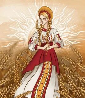 Богиня макошь рисунок