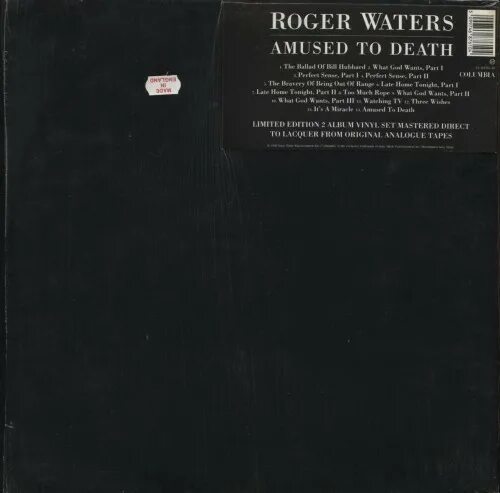 Amused to death. Roger Waters amused to Death 1992. Amused to Death Роджер Уотерс. Roger Waters amused to Death 1992 конверт. Waters amused to Death обложка.