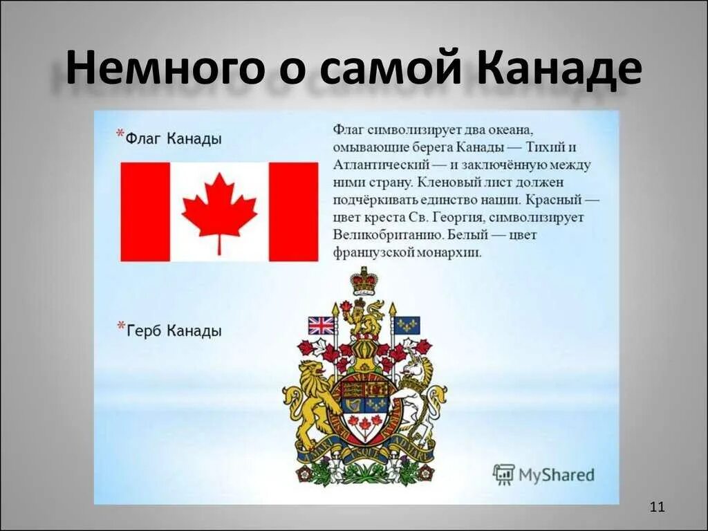 Доклад про страну 2 класс. Герб Канады. Краткие сведения о Канаде. Канада флаг и герб. Описание Канады.