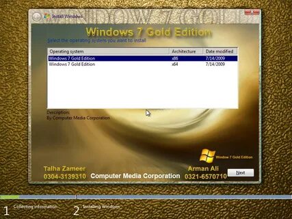 Windows gold