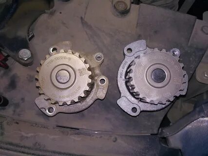 Замена помпы на весте 1.6