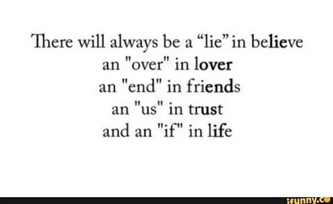 Love is a lie