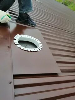 Проход через профлист