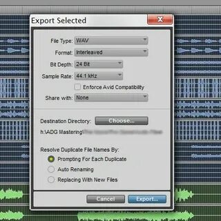 Export tool