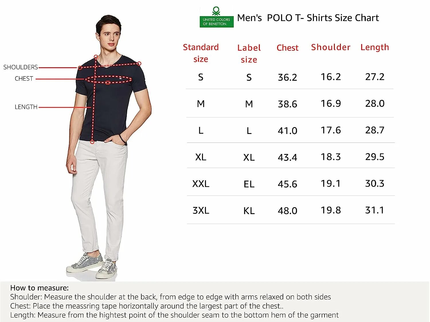 Размерная сетка United Colors of Benetton мужская. United Colors of Benetton размер 54. Polo Size Chart. United Colors of Benetton таблица размеров. Размер эль мужской