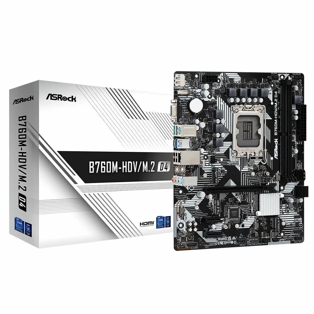 Материнская плата lga 1700 intel b760. ASROCK b760m Hdv m2 d4. ASROCK b760m-Hdv/m.2. Материнская плата ASROCK h510m-Hdv. ASROCK материнская плата b760m Pro RS/d4.