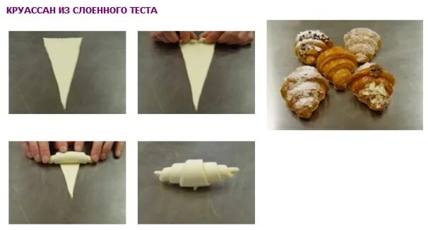 Как сделать круассаны из дрожжевого слоеного теста. Заворачиваем круассан. круассаны из слоеного теста. круассаны из слоеного теста пошагово. размер теста для круассанов.