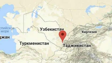 Киргизия узбекистан на карте