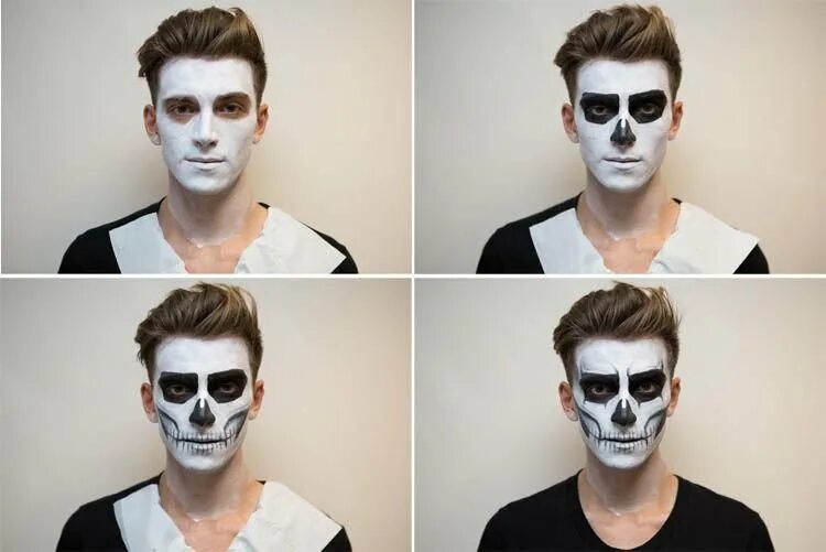 Мужской макияж на хэллоуин легкий Pin by  on Dolan Twins Guys halloween makeup, Up halloween, Hallowee
