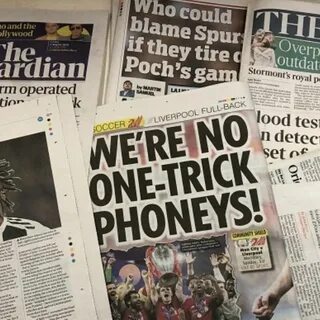 Yesterday's newspaper