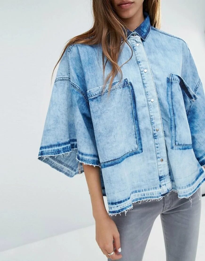 ASOS Denim рубашки джинсовые женские оверсайз. Diesel рубашка женская 26487090 джинсовая. Джинсовая куртка женская оверсайз Diesel. Комбинированные джинсовые куртки. Джинсовая куртка рубашка женская