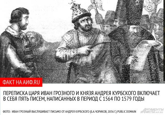 Царь переписка. Переписка Ивана IV И князя Андрея Курбского.