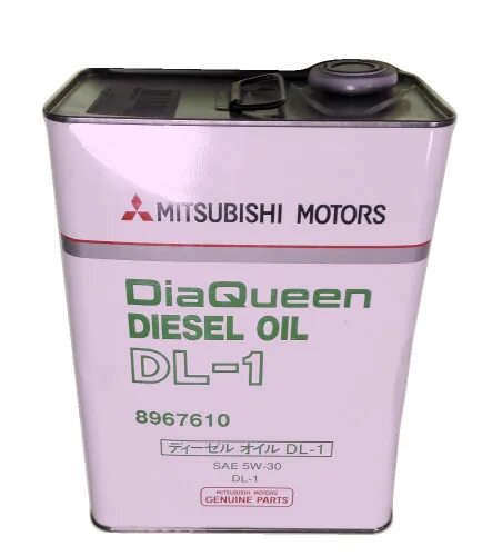 Mitsubishi Motor dia Queen Diesel Oil DL-1 SAE 5w-30. Mitsubishi 8967610 масло DL-1. Mitsubishi dia Queen Diesel Oil DL-1 5w30. Mitsubishi DIAQUEEN 5w30. Масло dl 1 5w30