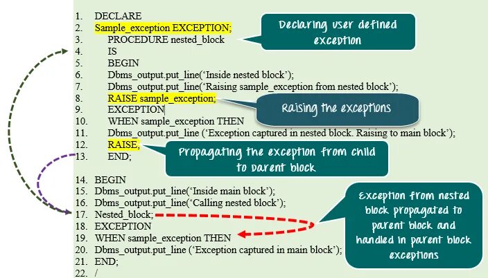 Declare user. SQL exception when. Except MYSQL. DBMS_output.put_line после каждого этапа. Oracle обработка исключений примеры.