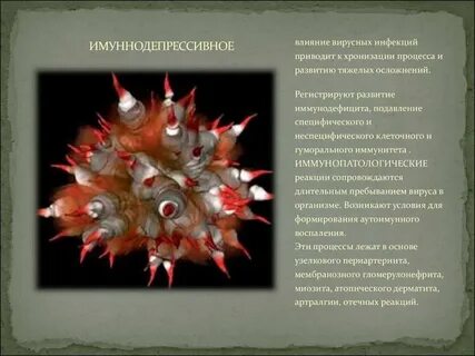 Инфекцией приводит к развитию