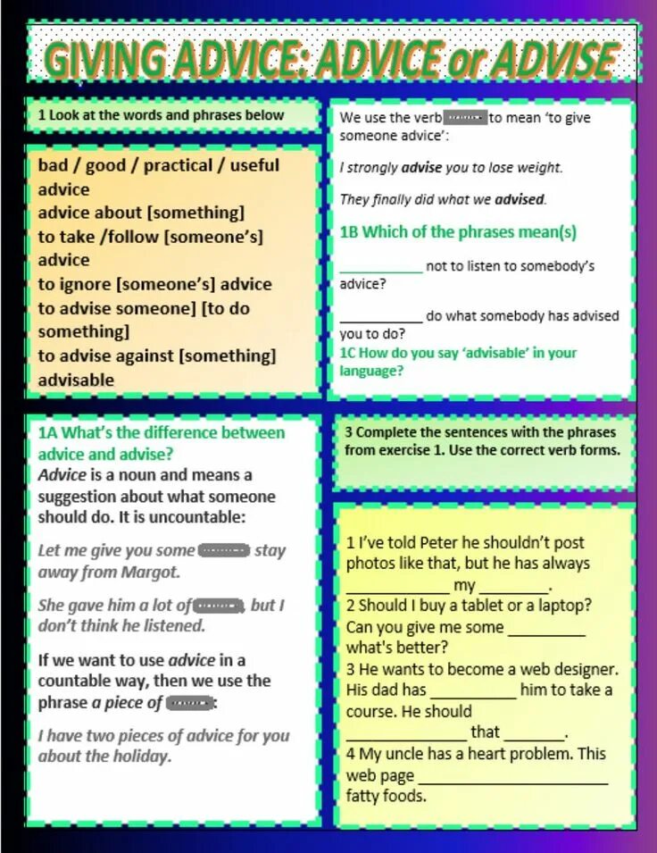 Expressions for giving advice. Give advice Worksheets. Phrases for giving advice. Giving advice Grammar. You have made a good point