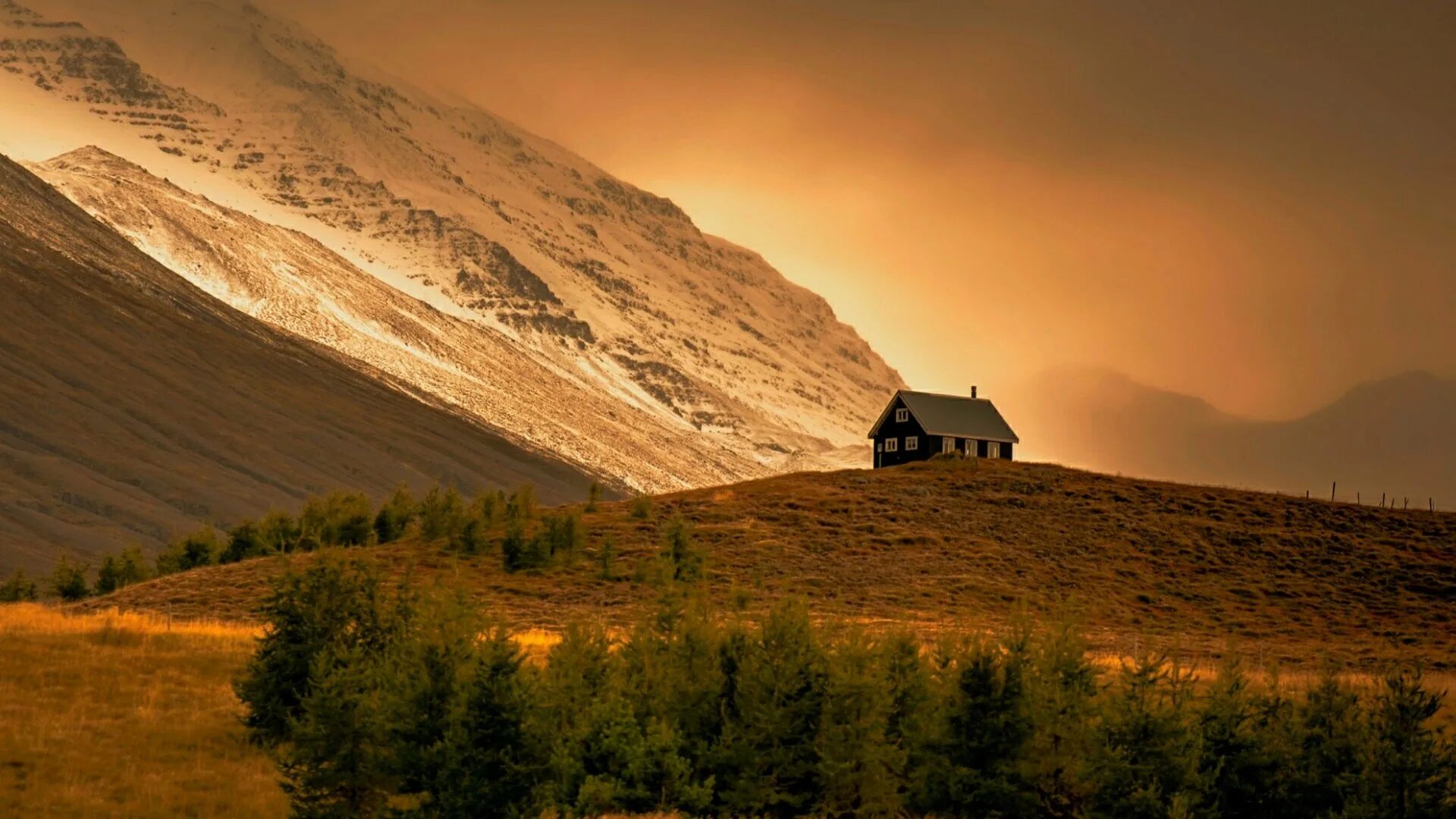 Одинокий дом на горе