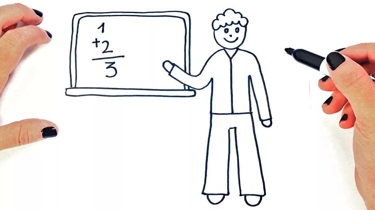 Draw a lesson. Маэстро как нарисовать легко детям. how to draw a teacher. how to draw a teacher step by step. teacher drawing easy.