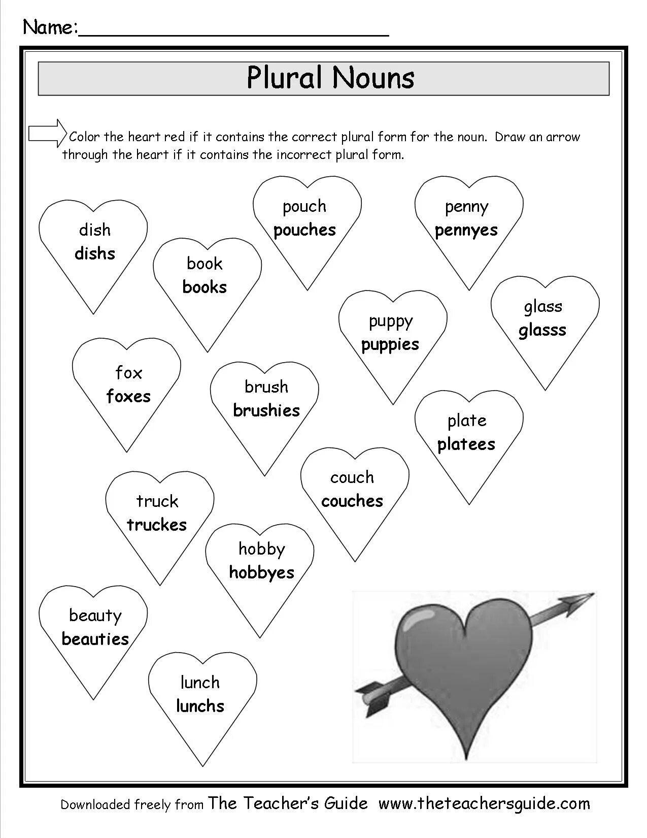 Write the correct plural