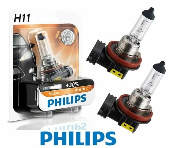 Philips Vision +30 h11. Лампа Philips Vision h11. Лампа h11 55w +30% Vision Philips, 12362prb1. Philips 12362prb1.