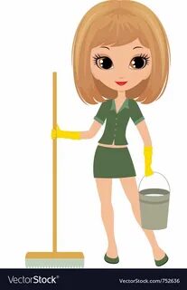 Clean up woman