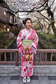 Kyoto, Japan: Wearing Kimono in the Geisha District of Gion.