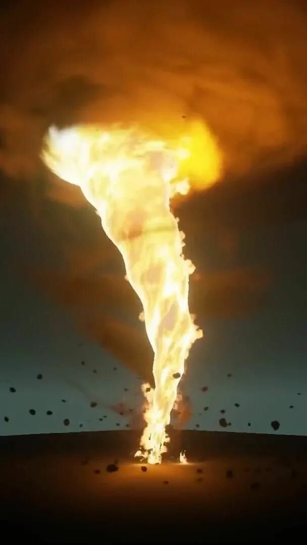 Firestorm of pelting