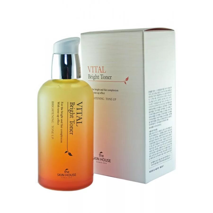 Bright toner. Тонер для сияния кожи "vital bright", 130мл, the skin house вес и габариты упаковкм. Shik vitalizing toner. The skin house vital bright emulsion, 130ml. Сыворотка для сияния кожи "vital bright", 30мл, the skin house аромат.