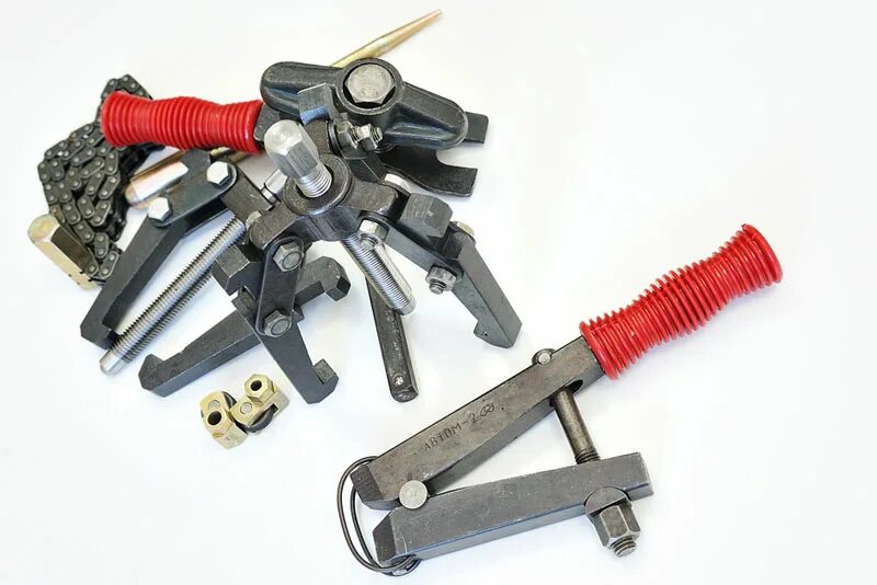 большой №3). съемник 2-лапый 150мм "маякавто". зажимы для вытяжки автомобиля. съемник 2х лапый совдеп. автом тул.