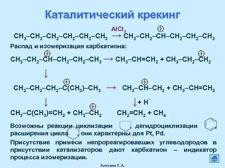 Механизм термического крекинга алканов. Каталитический крекинг алканов механизм. Крекинг алканов механизм. Крекинг алканов механизм реакции.