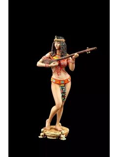 Коллекционный солдатик: Девушка с лютней, Древний Египет Silver Dream Studi...