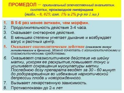 Промедол это