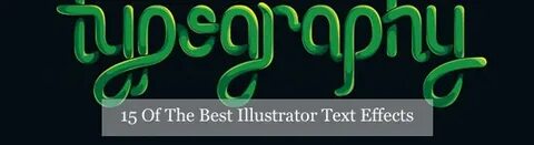 Illustrator текст